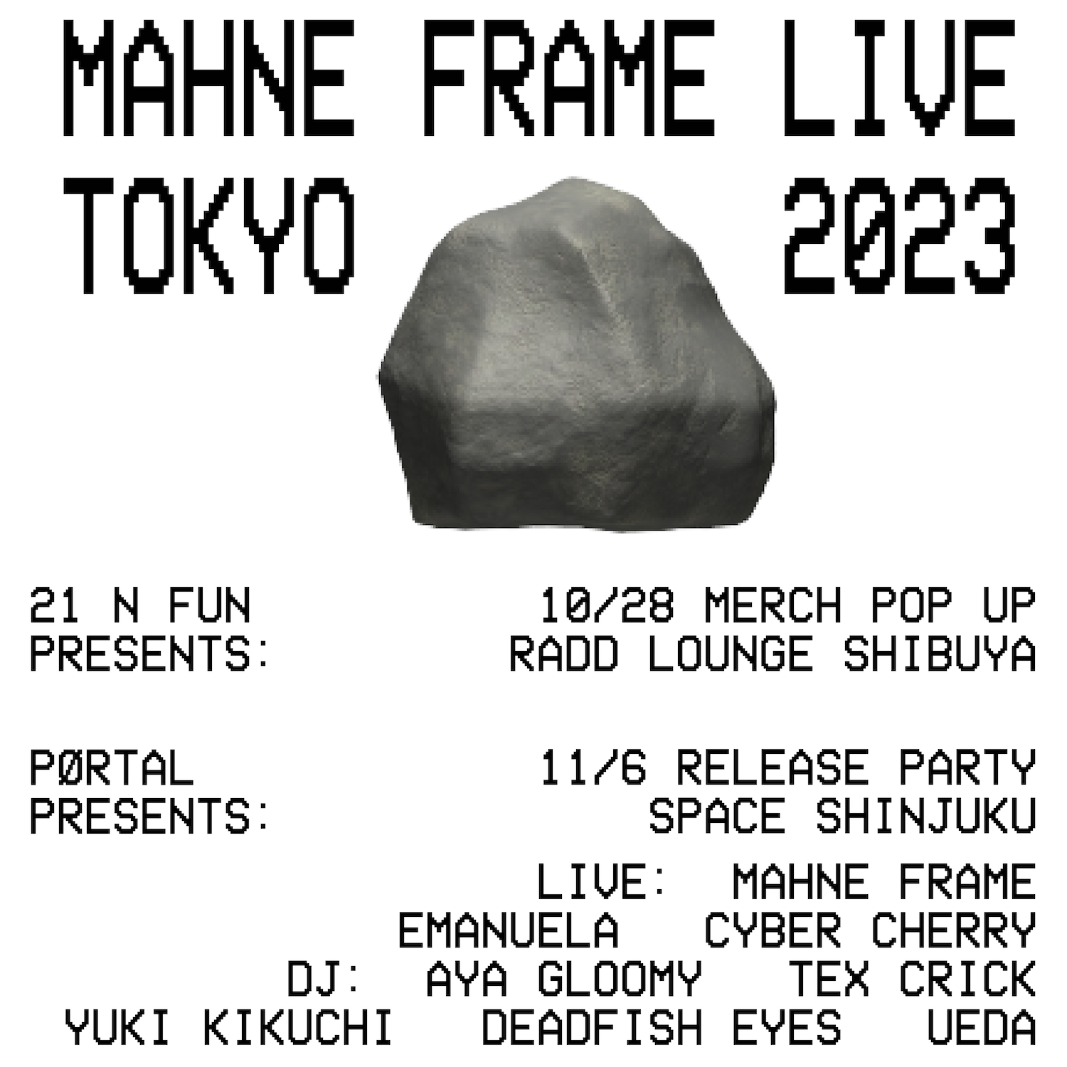 MAHNE FRAME LIVE IN TOKYO
